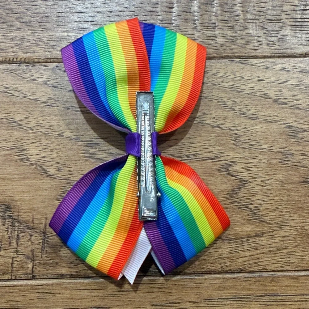 Girls JoJo Siwa Bows - Ombre Bow and Rainbow Bow